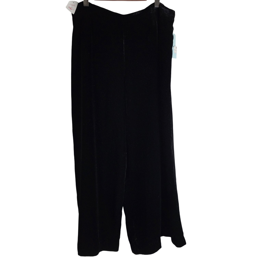 Sophisticated Black Wide Leg Women's Pants